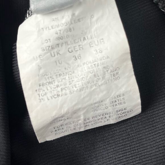 Magicsuit Stud Muffin Molly Strapless Flounce Bandeau Black One Piece Swimsuit - Picture 10 of 11